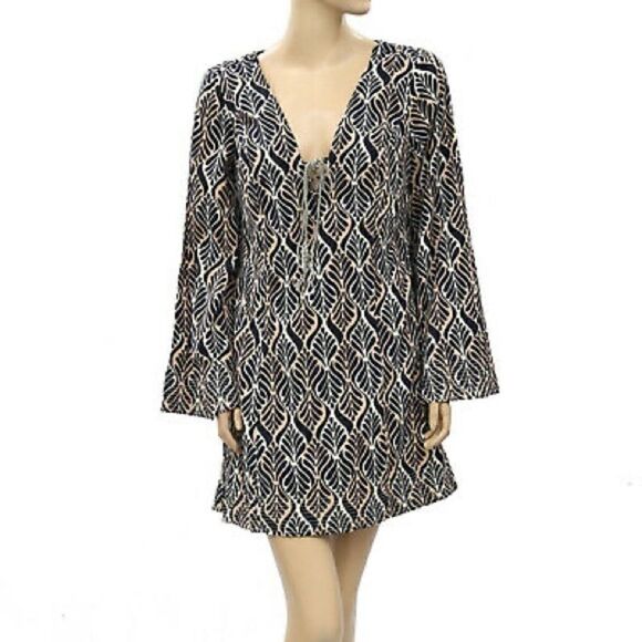 FREE PEOPLE GIA PRINT MINI DRESS - Picture 4 of 10